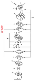 Echo Carburetor Rebuild Kit G/D D11-WYL | P003001310