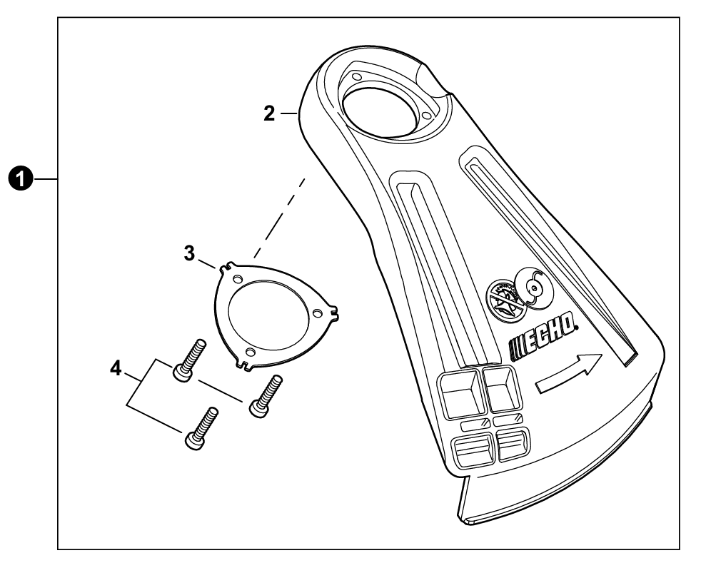 Echo Debris Shield Kit | P021053450 | Fits many models