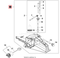 Echo Rear Handle Housing Assembly | P021054330 | CS-4920