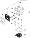 Echo Carburetor Repair Kit | P021055830 | Fits GT-225, PE-225, PAS-225