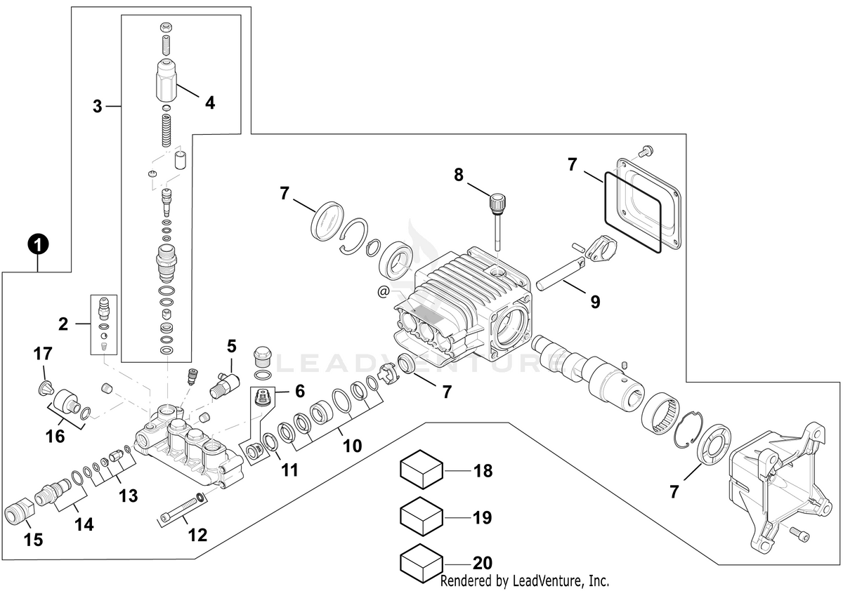 Echo Pump Assembly | YH604000000 | PW-4200