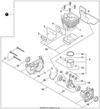 Echo Short Block Assembly | SB1092 | Fits 251, 255 series