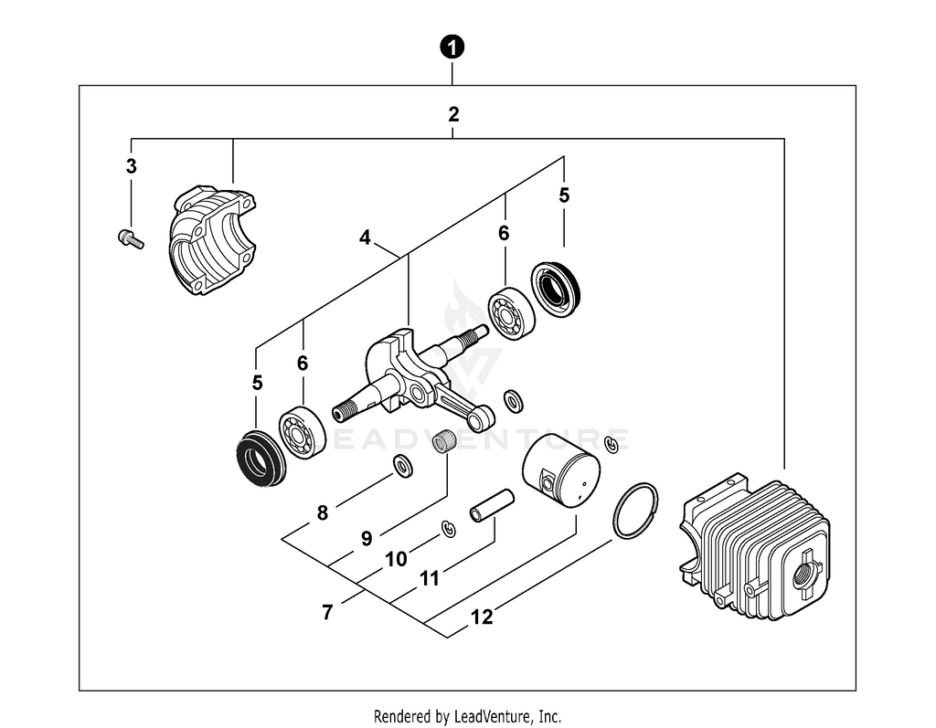 Echo Short Block Assembly | SB1108 | CS-303T