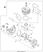 Echo Short Block Assembly | SB1119 | Fits GT-225, PAS-225, PE-225, PPF-225, SHC-225, SRM-225, T225