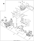 Echo Short Block Assembly SB1121 | Fits C302, SRM-3020, T302, T302x