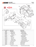 Echo Short Block Assembly SB1128 | Fits CS-355T, Shindaiwa 358Ts