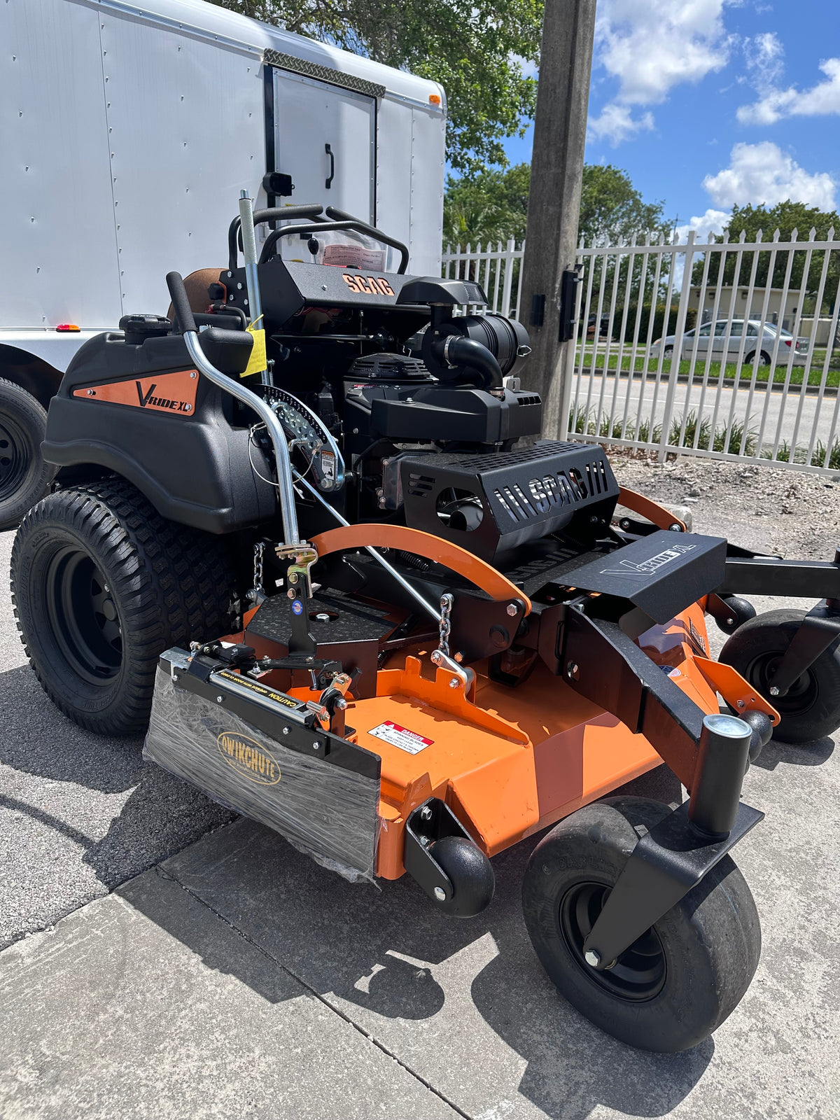 Scag V-Ride XL Stand-On Mower | Up to 72" Deck & 40 HP