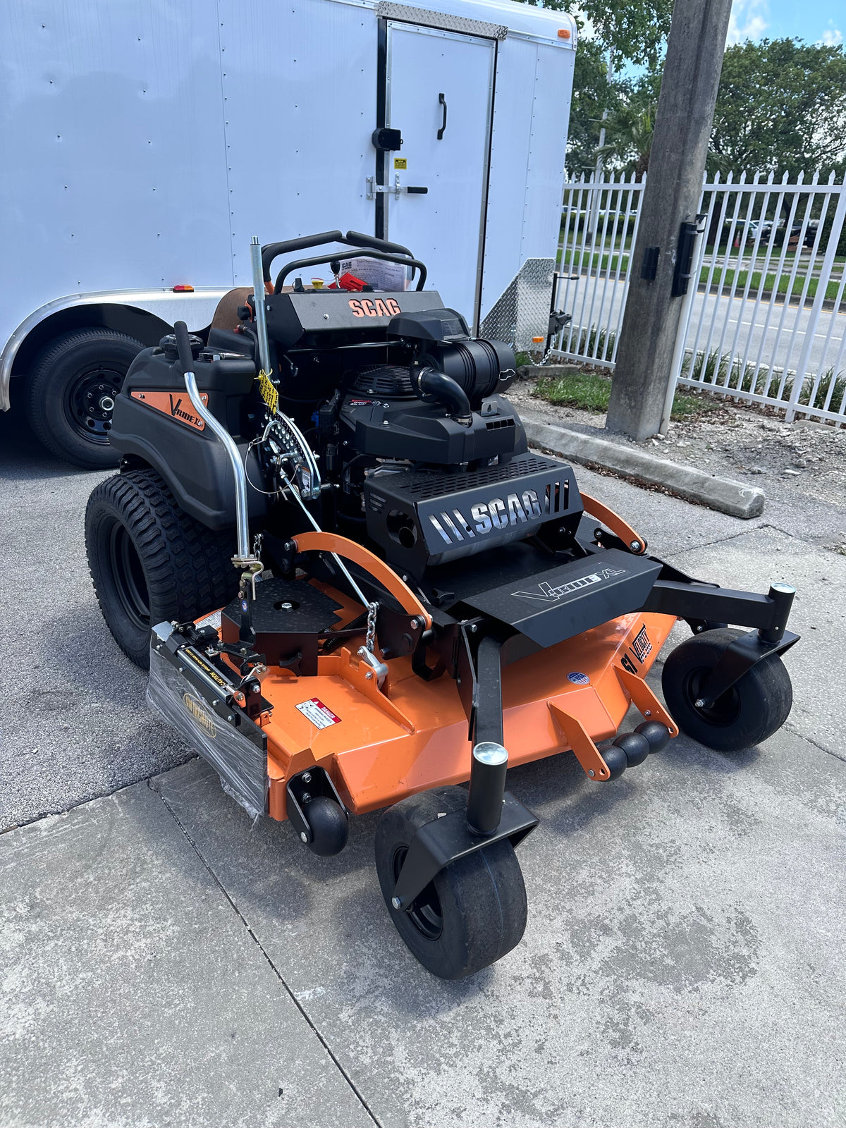 Scag V-Ride XL Stand-On Mower | Up to 72" Deck & 40 HP