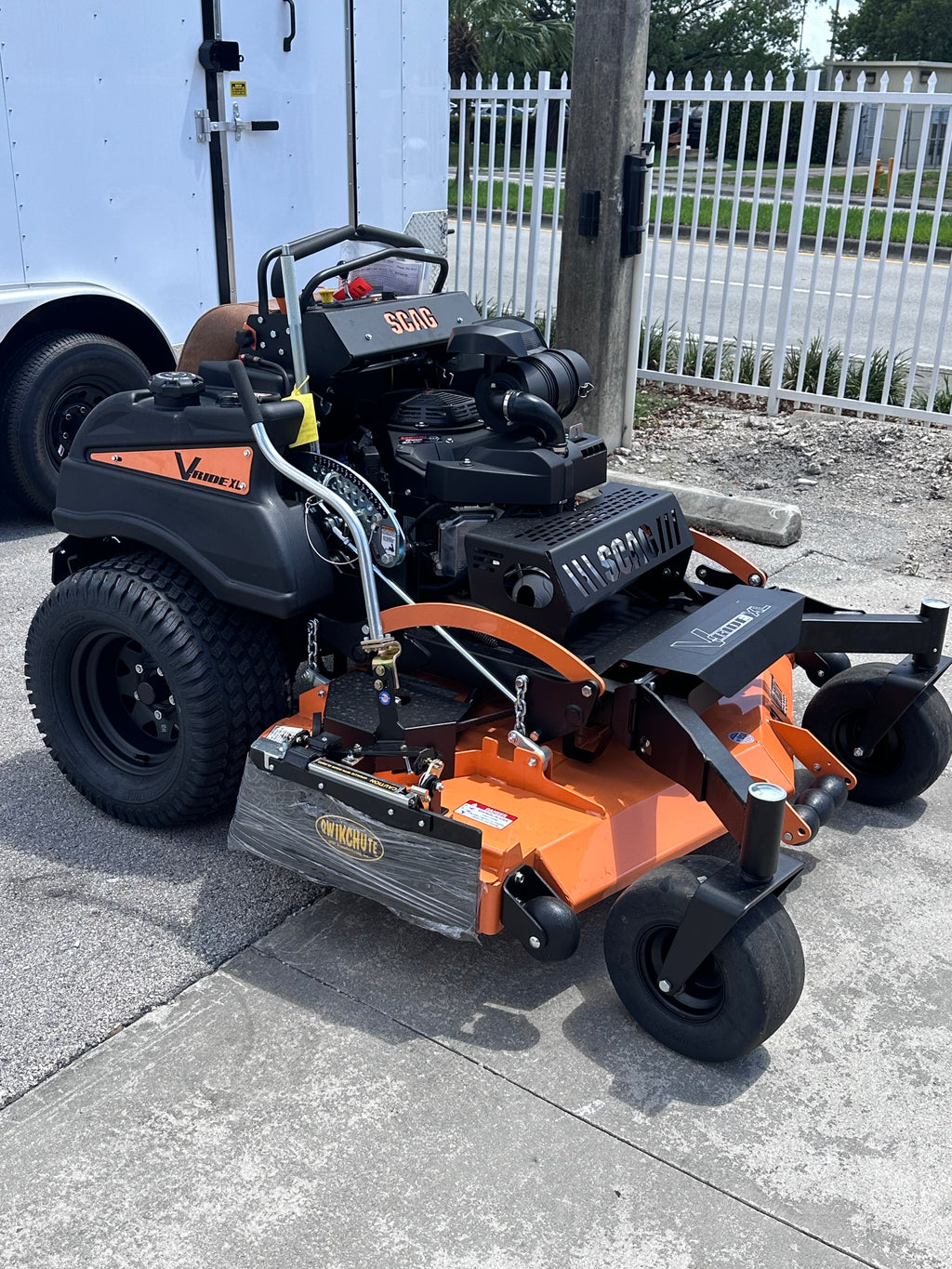 Scag V-Ride XL Stand-On Mower | Up to 72" Deck & 40 HP