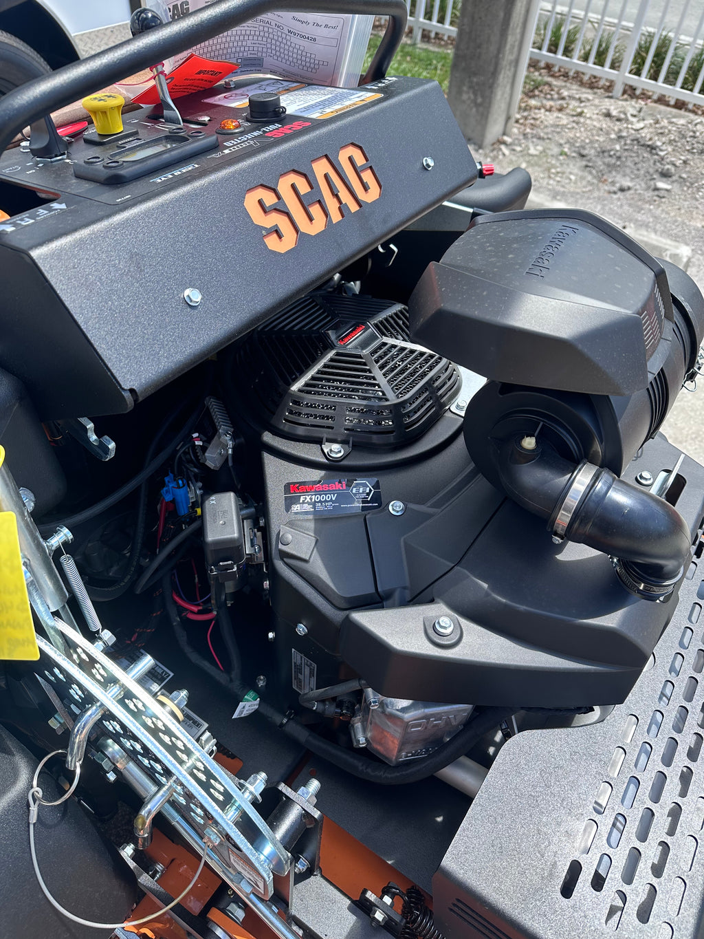 Scag V-Ride XL Stand-On Mower | Up to 72" Deck & 40 HP