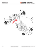 Echo Rear Axle | YH478000200 | DLM-2100SP