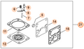 Stihl Carburetor Repair Kit RB-302 | Z010 001 K019 | Fits HL 91 K, FS 94 R, HL 94 K, KM 94 R, HL 94