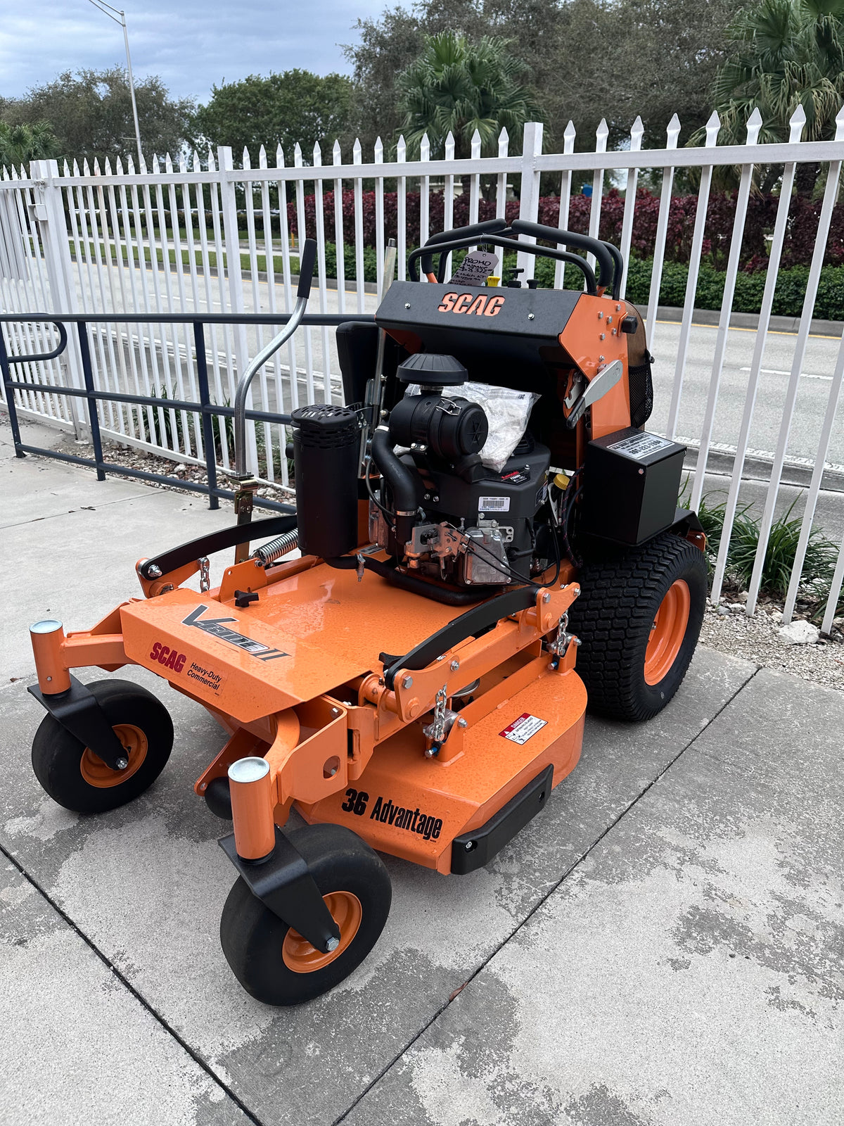 Scag V-Ride II Stand-On Mower | Up to 61" Deck & 40 HP
