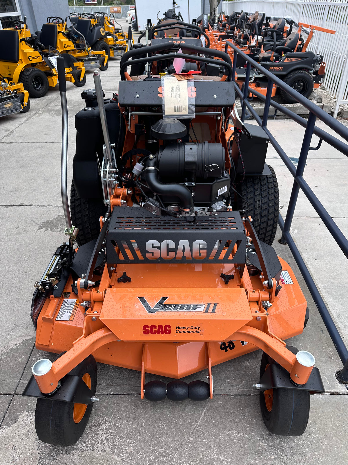 Scag V-Ride II Stand-On Mower | Up to 61" Deck & 40 HP
