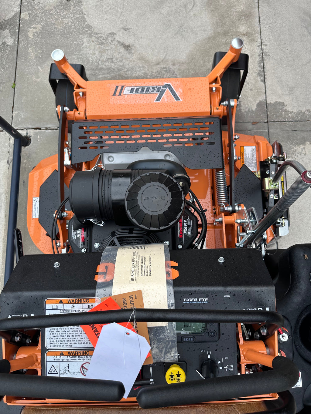 Scag V-Ride II Stand-On Mower | Up to 61" Deck & 40 HP