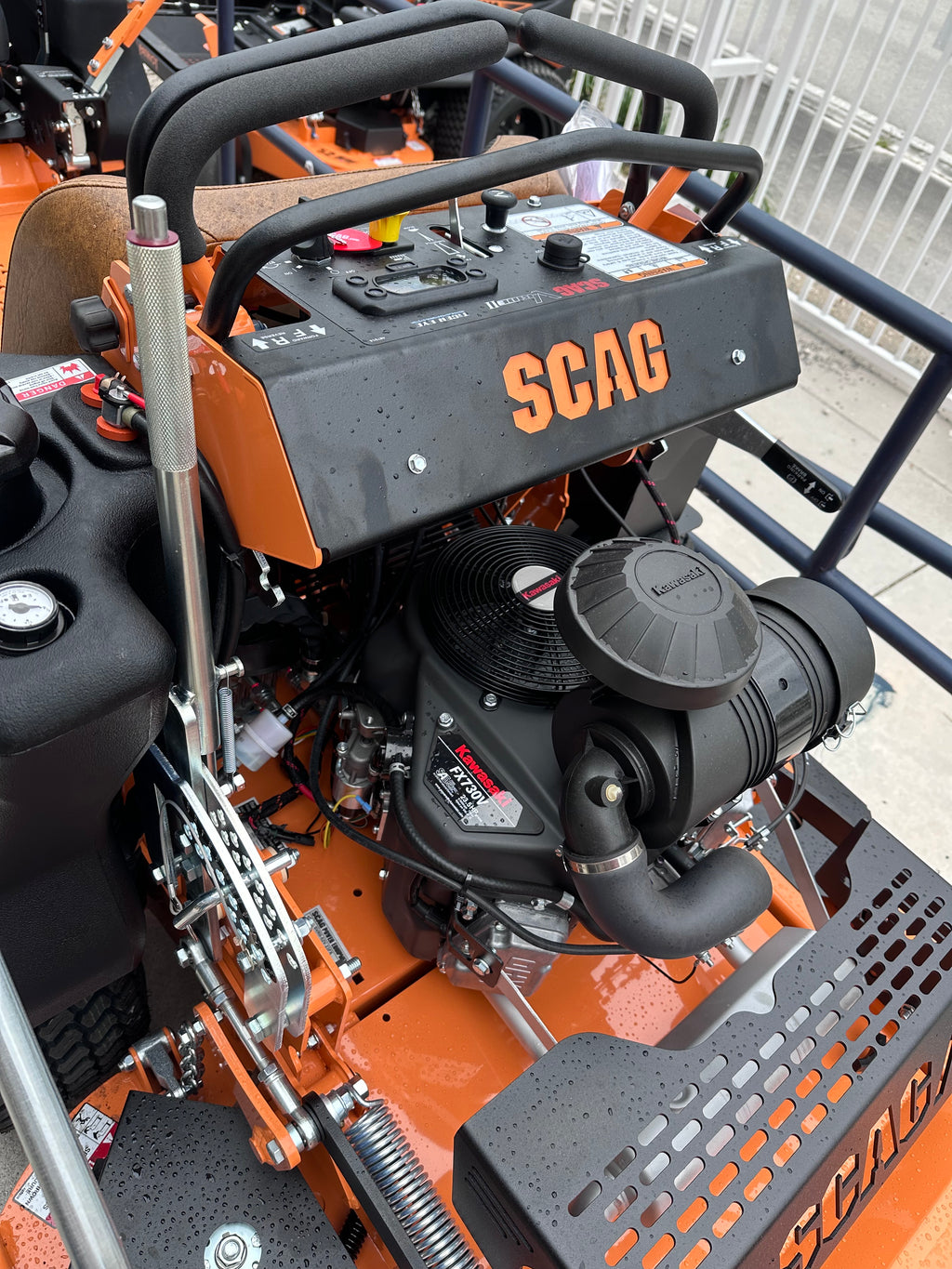 Scag V-Ride II Stand-On Mower | Up to 61" Deck & 40 HP